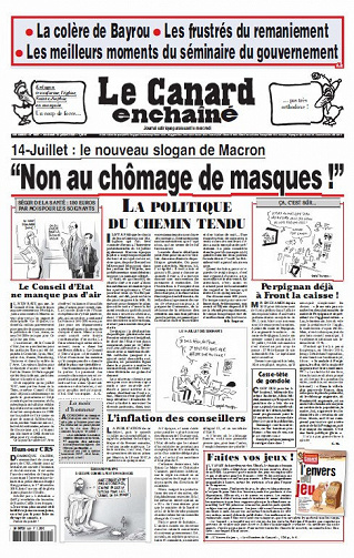 Le Canard enchainé N°5201 Du mercredi 15 juillet 2020