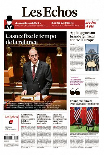 Les Echos du Jeudi 16 Juillet 2020