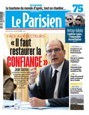Le Parisien du Jeudi 16 Juillet 2020