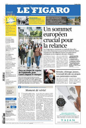 Le Figaro du Vendredi 17 Juillet 2020