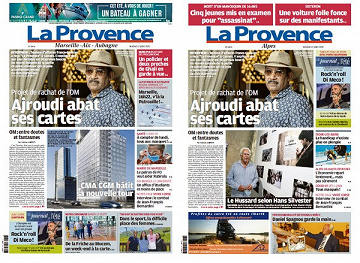 Provence Marseille + Provence Alpes - Vendredi 17 Juillet 2020