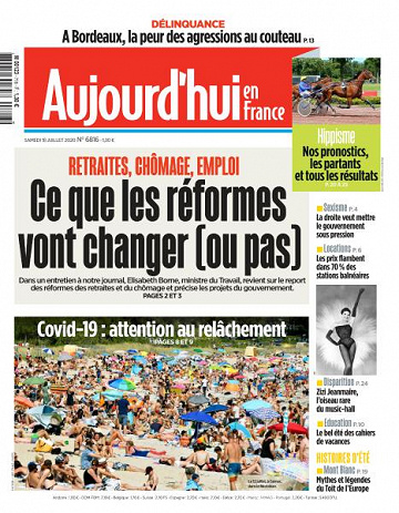 Aujourd’hui en France - 18 Juillet 2020