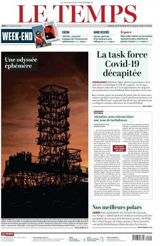 Le Temps - 18-19 Juillet 2020