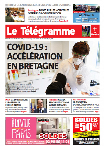Le Télégramme Brest - Samedi 18 juillet 2020