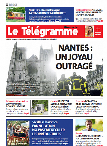 Le Télégramme Brest - Dimanche 19 juillet 2020