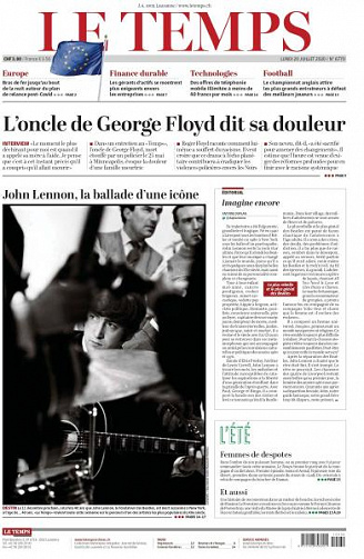 Le Temps - 20 Juillet 2020