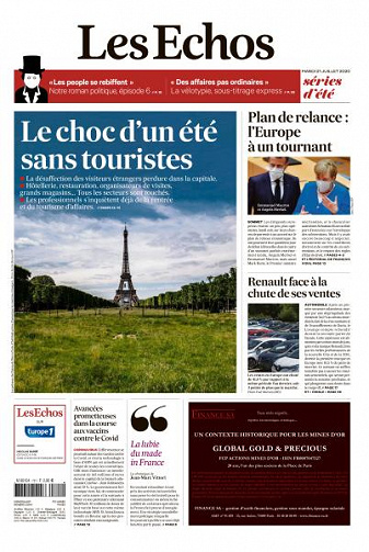 Les Echos du Mardi 21 Juillet 2020