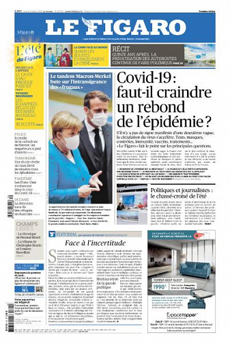 Le Figaro du Mardi 21 Juillet 2020