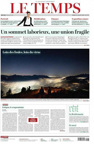 Le Temps - 21 Juillet 2020