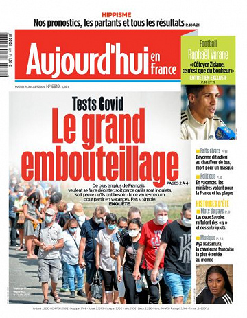 Aujourd’hui en France - 21 Juillet 2020