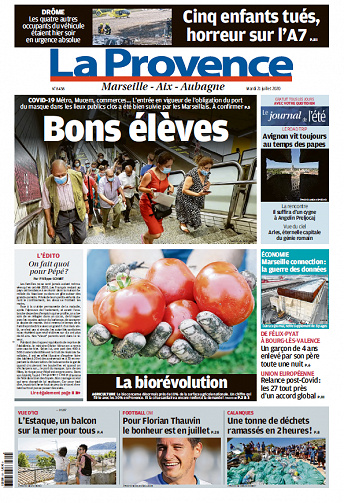 La Provence  Marseille - Mardi 21 juillet 2020