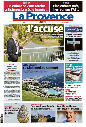 La Provence  Alpes - Mardi 21 juillet 2020