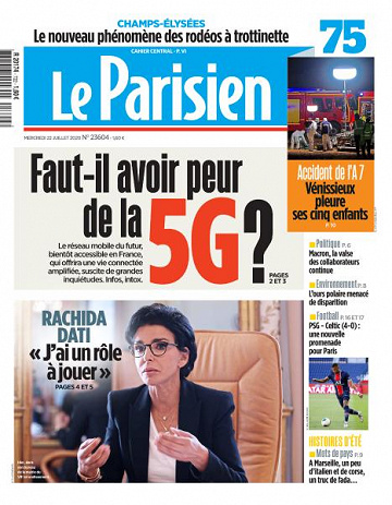 Le Parisien du Mercredi 22 Juillet 2020