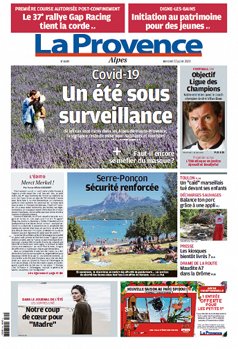 La Provence Alpes - Mercredi 22 Juillet 2020