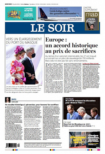 Le Soir - Mercredi 22 Juillet 2020