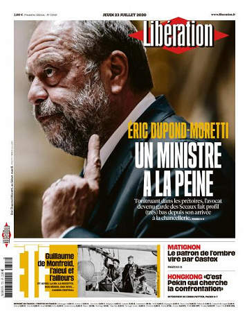 Libération du Jeudi 23 Juillet 2020