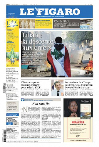 Le Figaro du Jeudi 23 Juillet 2020