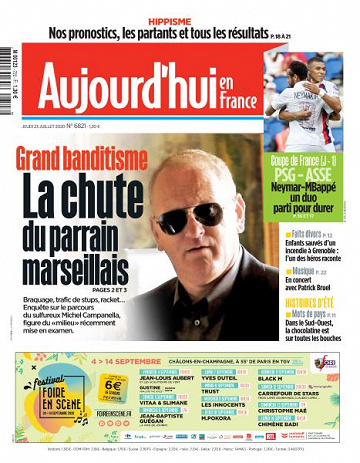 Aujourd’hui en France - 23 Juillet 2020