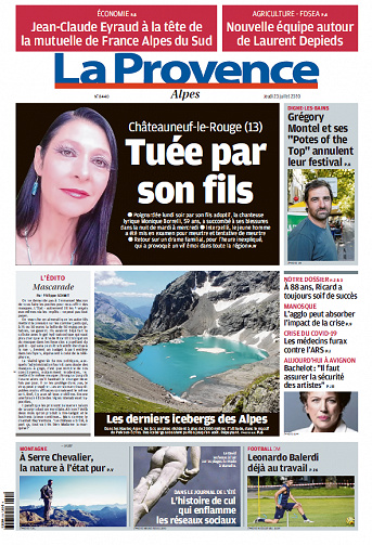 La Provence Alpes - Jeudi 23 juillet 2020