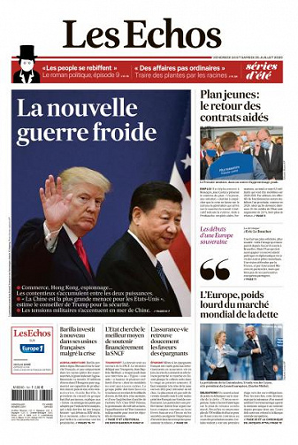 Les Echos du Vendredi 24 et Samedi 25 Juillet 2020