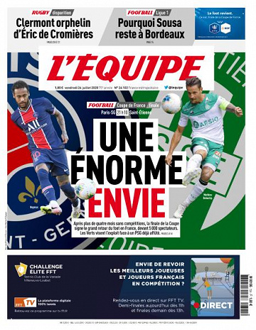 L’equipe du Vendredi 24 Juillet 2020