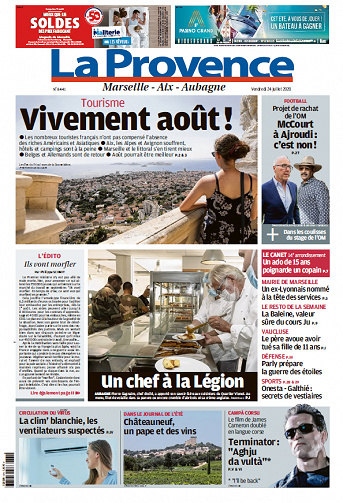 La Provence  Marseille - Vendredi 24 juillet 2020