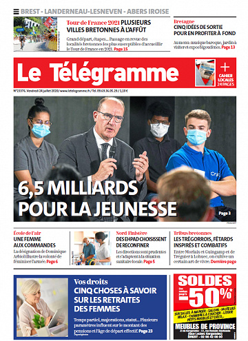 Le Télégramme Brest - Vendredi 24 juillet 2020