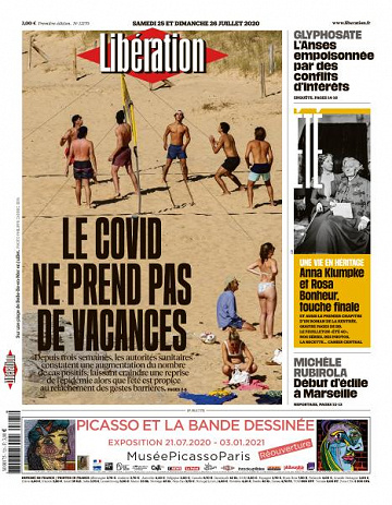 Libération du Samedi 25 et Dimanche 26 Juillet 2020