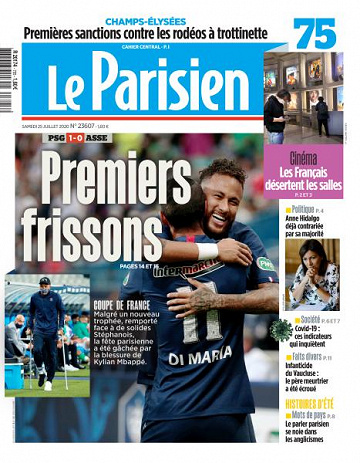 Le Parisien du Samedi 25 Juillet 2020