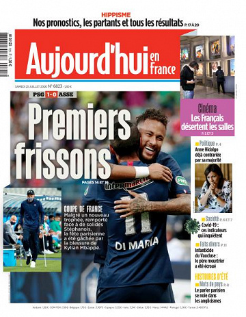 Aujourd’hui en France - 25 Juillet 2020