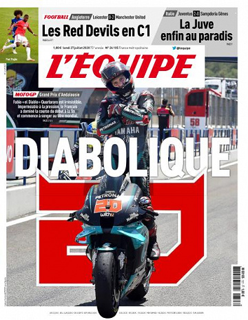 L’equipe du Lundi 27 Juillet 2020