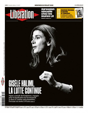 Libération du Mercredi 29 Juillet 2020