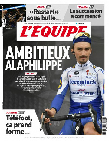 L’equipe du Mercredi 29 Juillet 2020