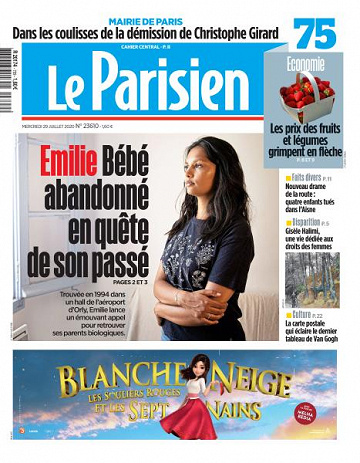 Le Parisien du Mercredi 29 Juillet 2020