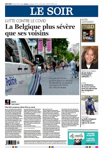 Le Soir - Mercredi 29 Juillet 2020