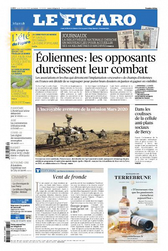 Le Figaro du Jeudi 30 Juillet 2020