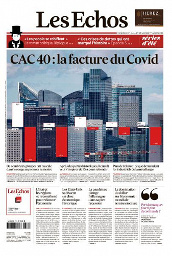 Les Echos du Vendredi 31 Juillet et Samedi 1er Août 2020