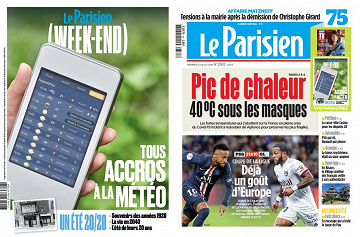 Pack Le Parisien + Le Parisien Week-End - Vendredi 31 Juillet 2020