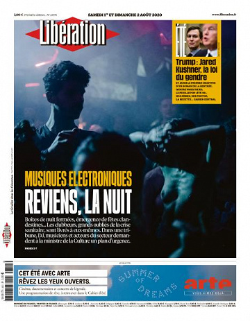 Libération du Samedi 1er et Dimanche 2 Août 2020