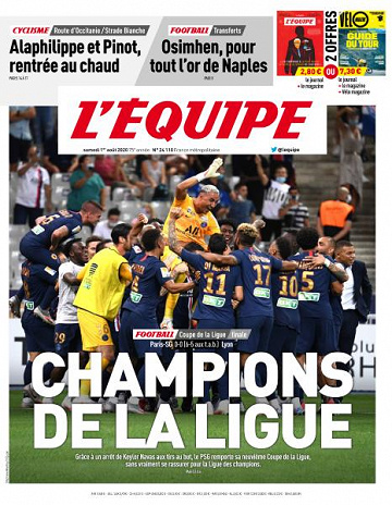 L’equipe du Samedi 1er Août 2020