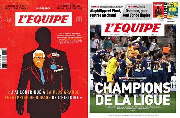 Pack L’Equipe + L’Equipe Magazine - Samedi 1er Août 2020