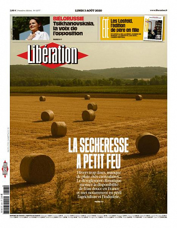 Libération du Lundi 3 Août 2020