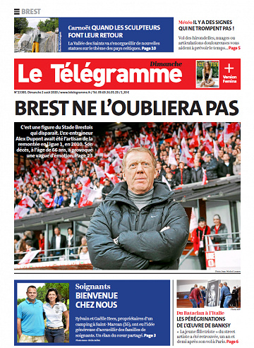 Le Télégramme Brest - Dimanche 2 août 2020