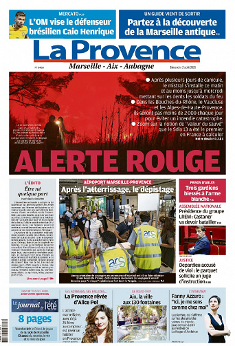 La Provence  Marseille - Dimanche 2 août 2020