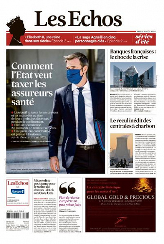 Les Echos du Mardi 4 Août 2020