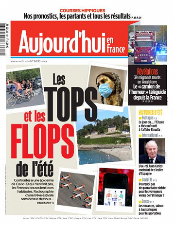 Aujourd’hui en France - 4 Août 2020
