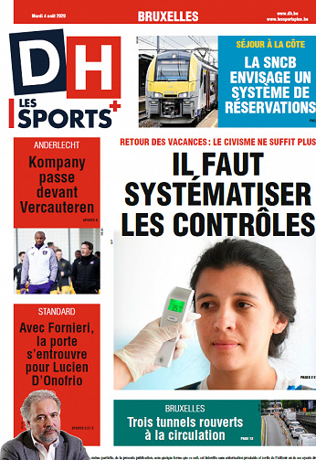 La Dernière Heure-Bruxelles - Mardi 4 Août 2020