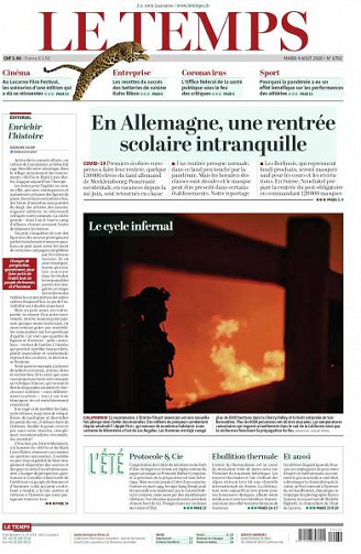 Le Temps - 4 Août 2020