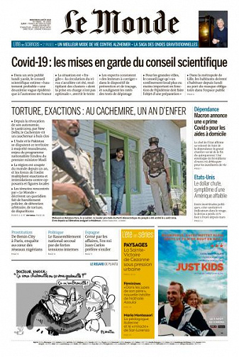 Le Monde du Mercredi 5 Août 2020