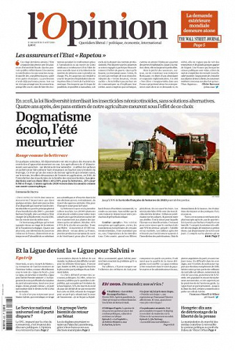 L’Opinion - 5 Août 2020
